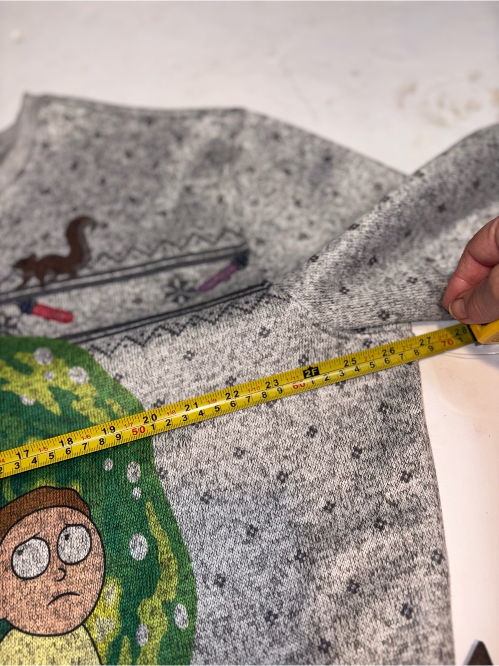 Rick and Morty "Happy Human Holiday" ugly Christmas sweater xl - Picture 8 of 8